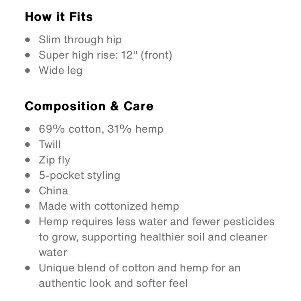 🆕 Levi’s Ribcage Wide Leg High Rise Pants Hemp - Picture 16 of 16